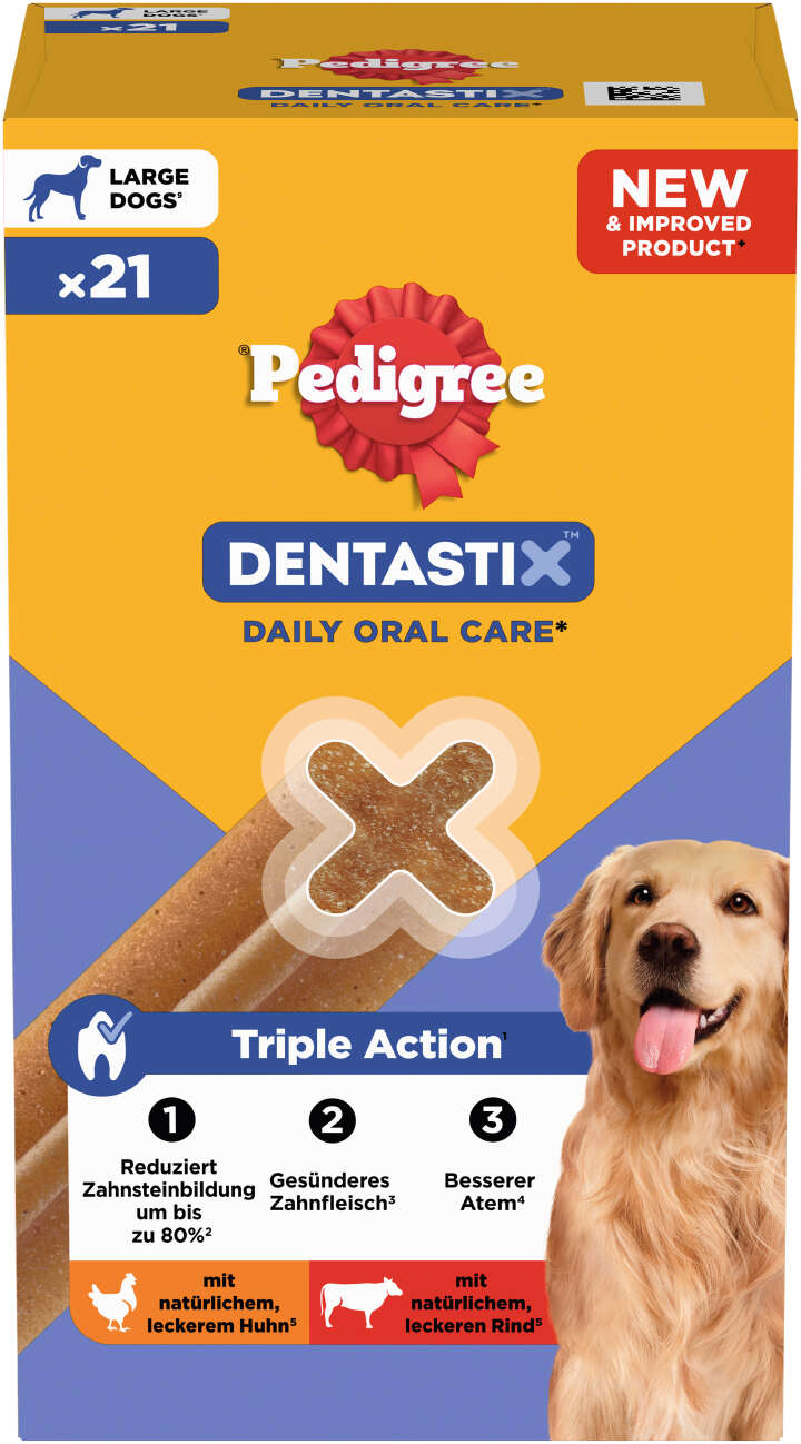 Pedigree DENTASTIX™ Daily Oral Care BIG PACK für große Hunde
